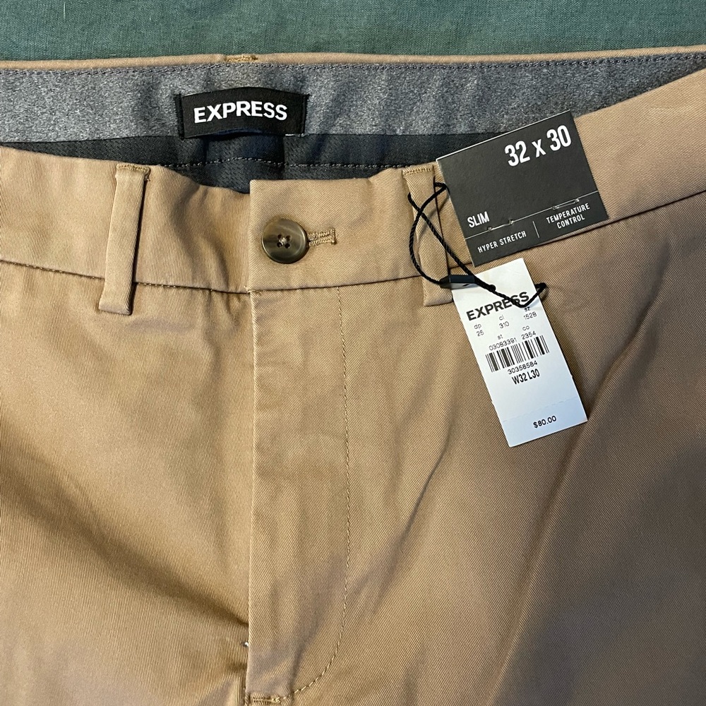 Express slim khaki pant